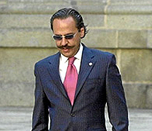 Pérez, en la boda de la hija de Aznar. | C. Miralles