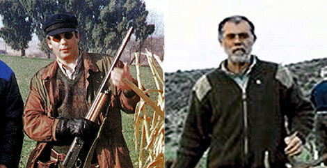 Garzón, durante una cacería en 1997 y Bermejo, en una montería en mayo pasado.