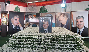 La tumba del ex primer ministro Rafic Hariri, en Beirut. (Foto: M. G. P.)