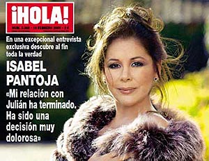 Isabel Pantoja en la portada de 'Hola'.