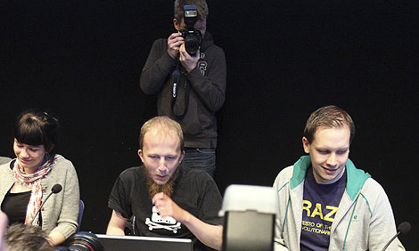 Gottfrid Svartholm y Peter Sundin, dos de los procesados por 'The Pirate Bay' | Reuters