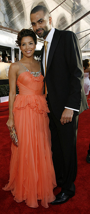 Eva Longoria con su marido, Tony Parker. (Foto: Reuters)