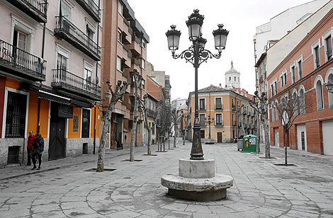 Plaza de Cantarranas, en Valladolid, donde tuvo lugar la pelea. / Carlos Espeso