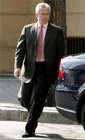 El juez Baltasar Garzn a su salida de la Audiencia Nacional. (Foto: A. Di Lolli)