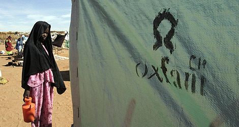 Proyecto en Darfur de Oxfam una de las ONG expulsadas. | AFP