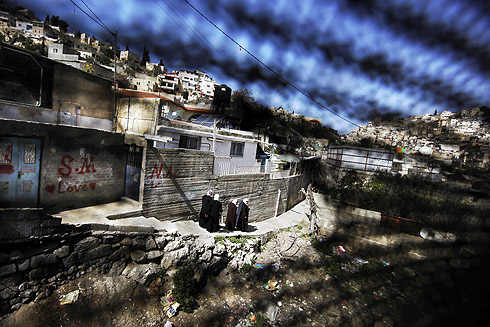 Palestinas del barrio de Silwan, de Jerusaln Este, afectado por las demoliciones. |AP