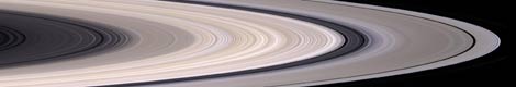 El sistema de anillos de Satuno observado por la sonda Cassini en el año 2005. | NASA