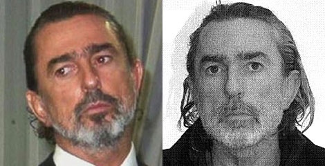La imagen de Francisco Correa antes, y ahora en la ficha policial. | Veo7