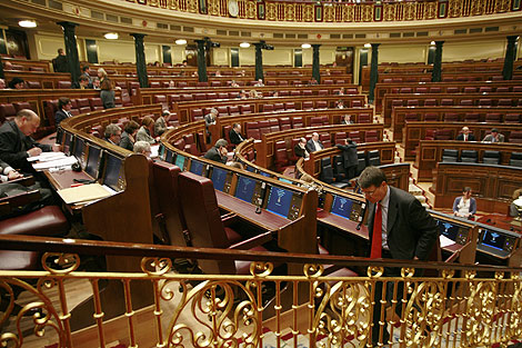 Imagen del Hemiciclo del Congreso. | Foto: Carlos Alba