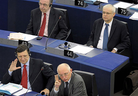 Sesin plenaria del Parlamento Europeo. (Foto: EFE)
