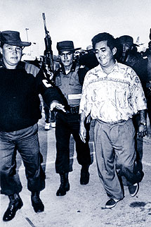 Lenidas Vargas cuando fue capturado en 1987. | Foto: El Espectador
