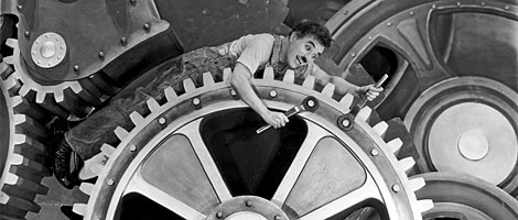 Chaplin, en Tiempos Modernos. | El Mundo