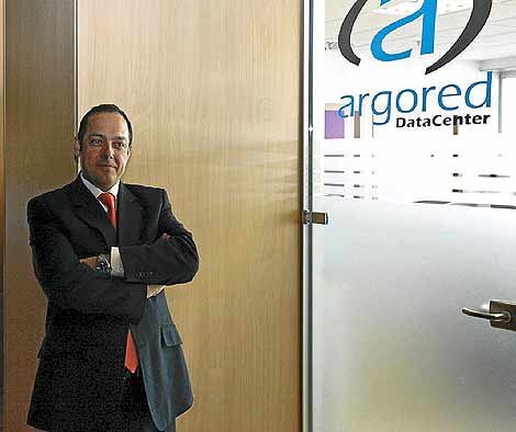 Juan Alonso, gerente de Argored, en sus oficinas del parque tecnolgico de Len. | Irene Diego