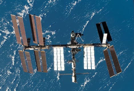 La Estacin Espacial Internacional, en una imagen tomada desde el transbordador Endeavour. | AFP