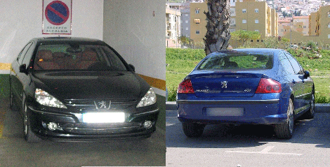 Los dos coches que utiliza la alcaldesa de Vlez. | elmundo.es