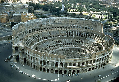 Vista aérea del Coliseo. | Efe