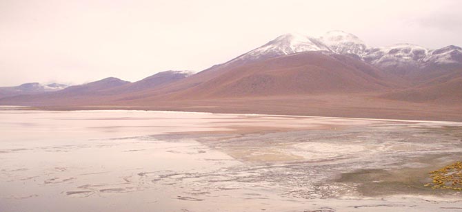 Laguna Colorada en Bolivia. (Foto: W. F.)