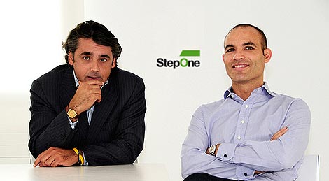 Los fundadores de StepOne, Germn Loperena y Bernardo Hernndez.