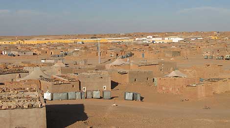Un campo de refugiados en el Shara. | R. Q.