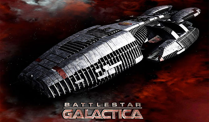 La serie: 'Battlestar Galactica'.