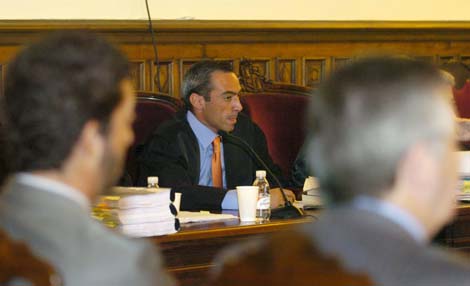 El juez De Urqua en el juicio celebrado en julio en el TSJA de Granada. | elmundo.es