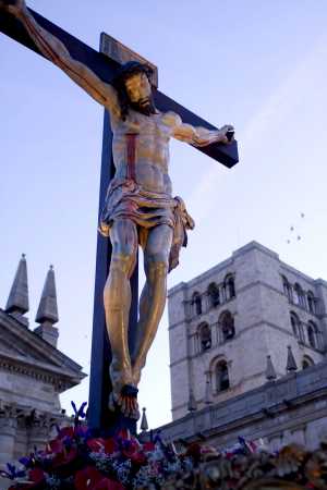 Cristo de las Injurias, en Zamora. Efe