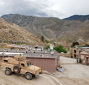 La base militar de Camp Blessing, en el este de Afganistn. | M. Bernab