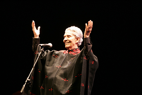 'La Vargas', en un concierto en el teatro Albniz de Madrid. | Javi Martnez