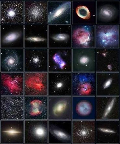 Objetos Messier. | Wikipedia commons