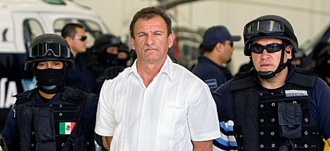 Cedeo, tras ser detenido. | AFP