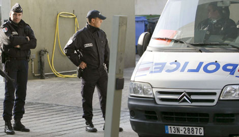 Dependencias policiales de Montpellier donde estaba internado Martitegi | Efe