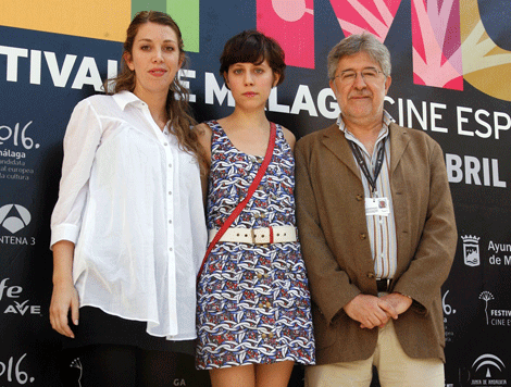 La directora Luca Puenzo, la actriz Ins Efron y el productor Jos Mara Morales. | A. Pastor