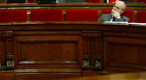 Antoni Castells en el Parlament. | Domnec Umbert