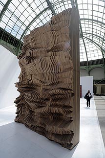 'Partition 01', de Nicolas Feonuillat, se exhibe en el Grand Palais. | AFP