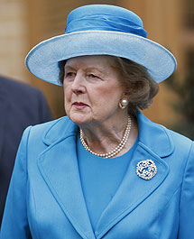 Thatcher, en marzo. | Reuters