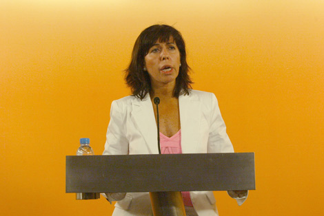Alicia Snchez-Camacho, en una conferencia. | Antonio Moreno