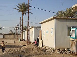 Vista del campamento de Shkuk, en Bagdad. (Fotos: M.G.P.)