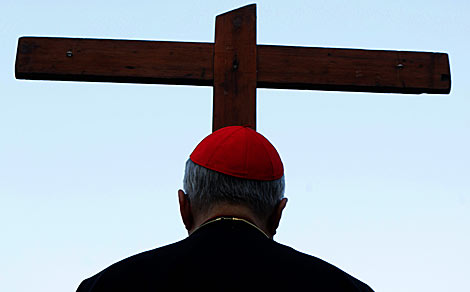 El cardenal Rouco Varela, durante la celebracin de la Semana Santa en Madrid. | Antonio Heredia