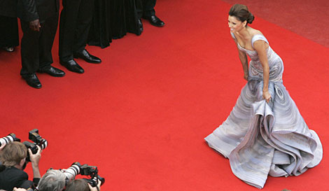 Eva Longoria, en la alfombra roja de Cannes. | Reuters