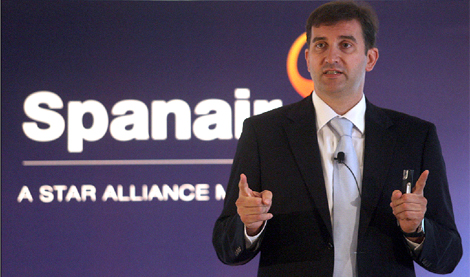 Ferran Soriano, presidente de Spanair. | Antonio Moreno
