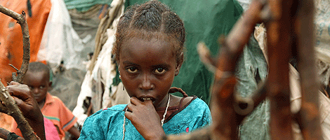 Nia somal que depende de la ayuda humanitaria. | AFP