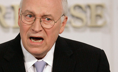 Cheney, durante su intervencin. | AFP