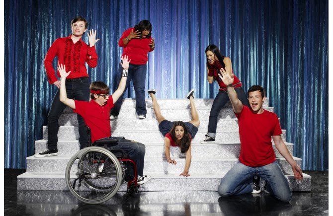 Los nios del coro de 'Glee'.