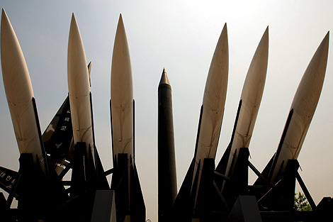 Fotografa del misil Scud-B, de fabricacin en Corea del Norte. | Efe