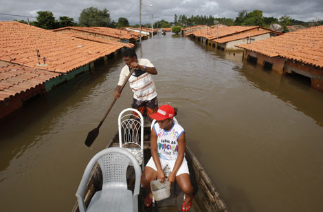Inundaciones en el estado brasileo de Maranhao, el pasado 13 de mayo. | Reuters