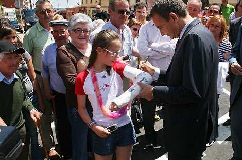 El presidente del Gobierno, Jos Luis Rodrguez Zapatero, visita Astorga (Len). | Ical