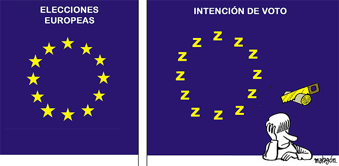 Elecciones europeas. (Ilustracin: Malagn)