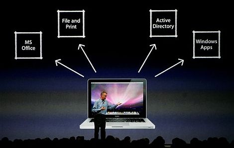 Bertrand Serlet, vicepresidente de Apple, presenta las novedades de OS X. | Reuters
