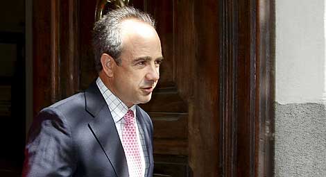 Arturo Gonzlez Panero, a su salida del Tribunal Superior de Justicia de Madrid. | Efe