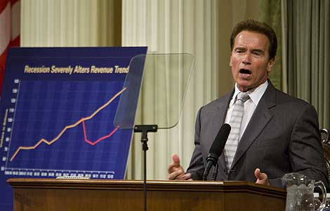 El Gobernador de California, Arnold Schwarzenegger. | Afp